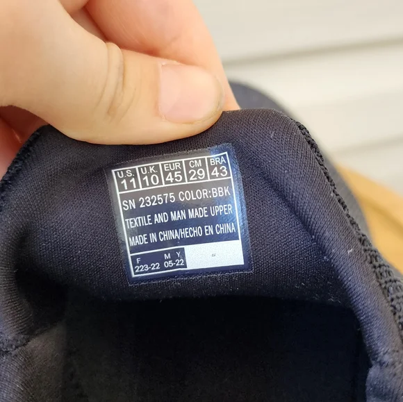 Skechers men's bounder inshore black sneakers - Picture 7 of 9